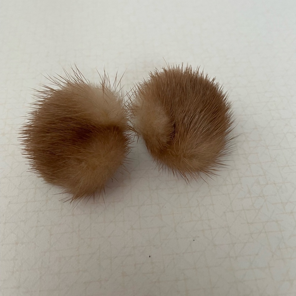 Vintage Fur earrings